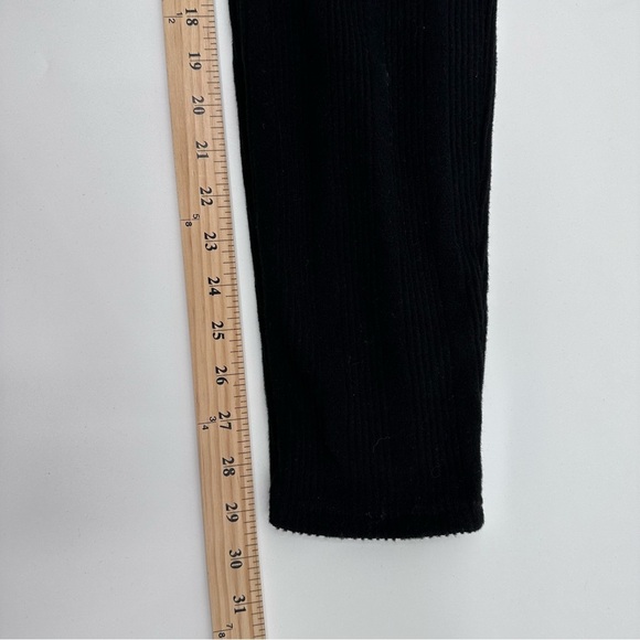 Shein Jumpsuit Women Medium NEW Black Ribbed Knit Long Sleeve Open Back Sxy - Picture 14 of 15